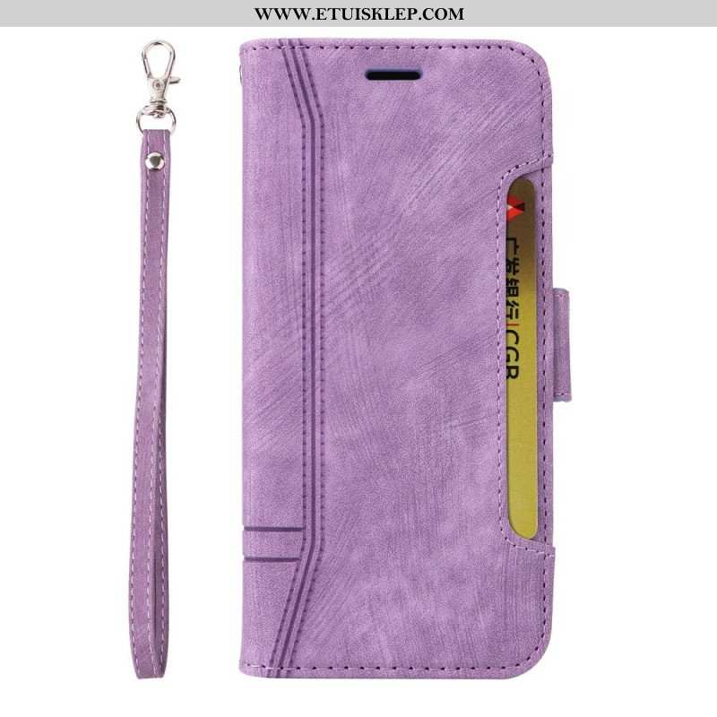 Etui Folio do Samsung Galaxy S23 5G Betopnice Przednie Etui Na Karty